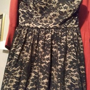 Strapless cocktail dress